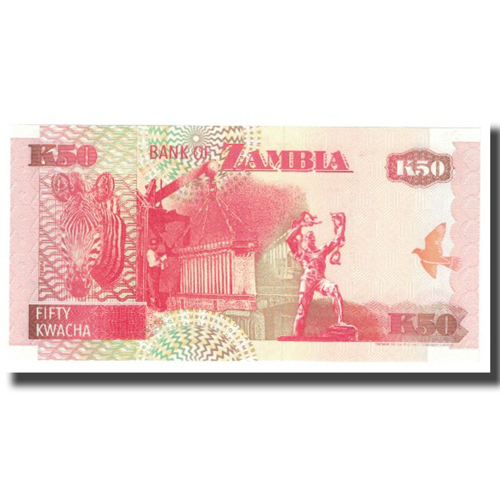 Banknote, Zambia, 50 Kwacha, KM:37a, UNC(65-70)