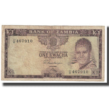 Banknote, Zambia, 1 Kwacha, KM:10a, VF(20-25)