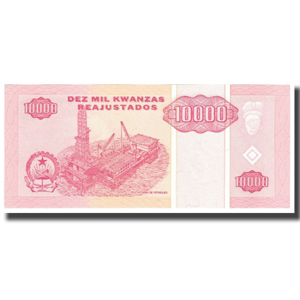 Banknote, Angola, 10,000 Kwanzas Reajustados, 1995, 1995-05-01, KM:137
