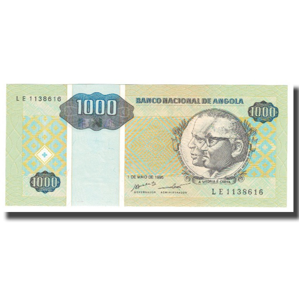 Billet, Angola, 1000 Kwanzas Reajustados, 1995, 1995-05-01, KM:135, NEUF