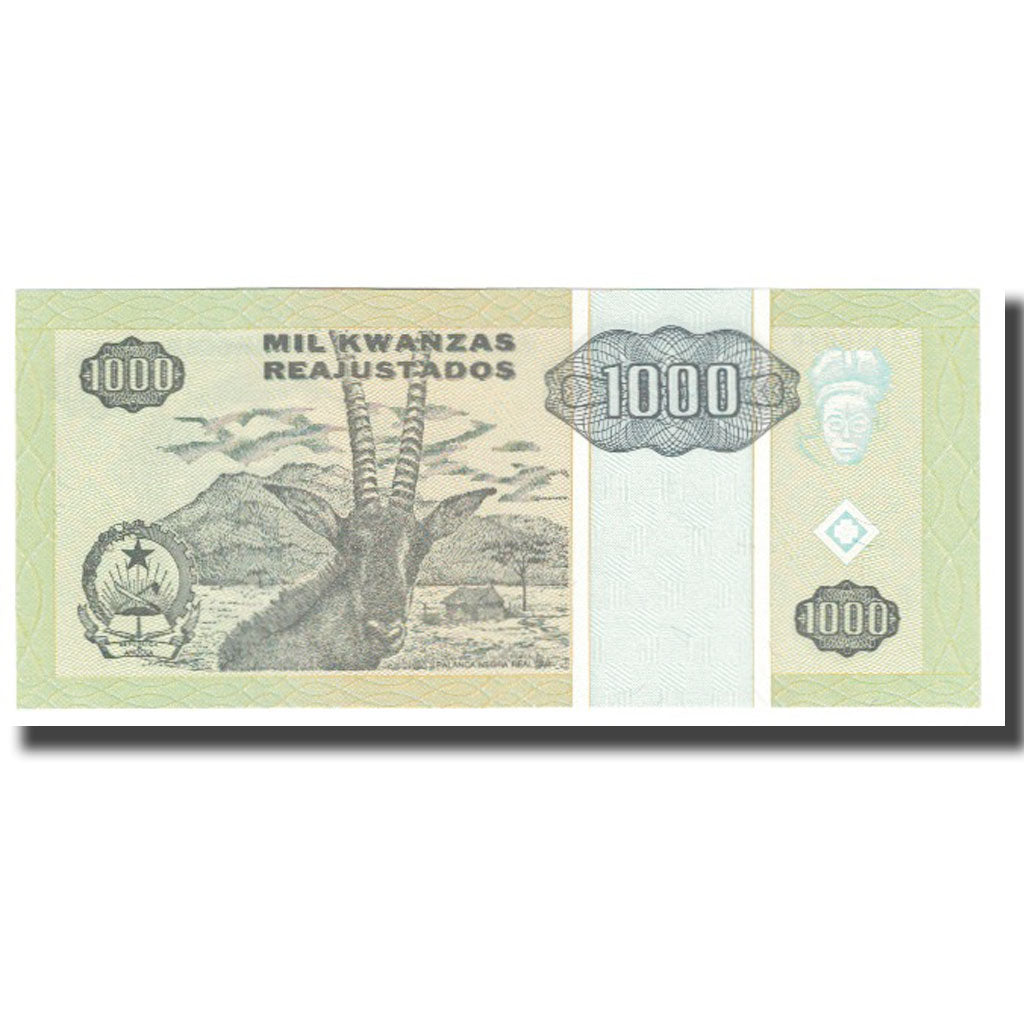 Billet, Angola, 1000 Kwanzas Reajustados, 1995, 1995-05-01, KM:135, NEUF