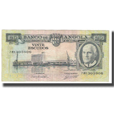 Banknote, Angola, 20 Escudos, 1962, 1962-06-10, KM:92, VF(20-25)