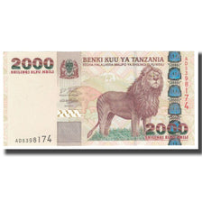 Billete, 2000 Shilingi, Tanzania, KM:37a, UNC