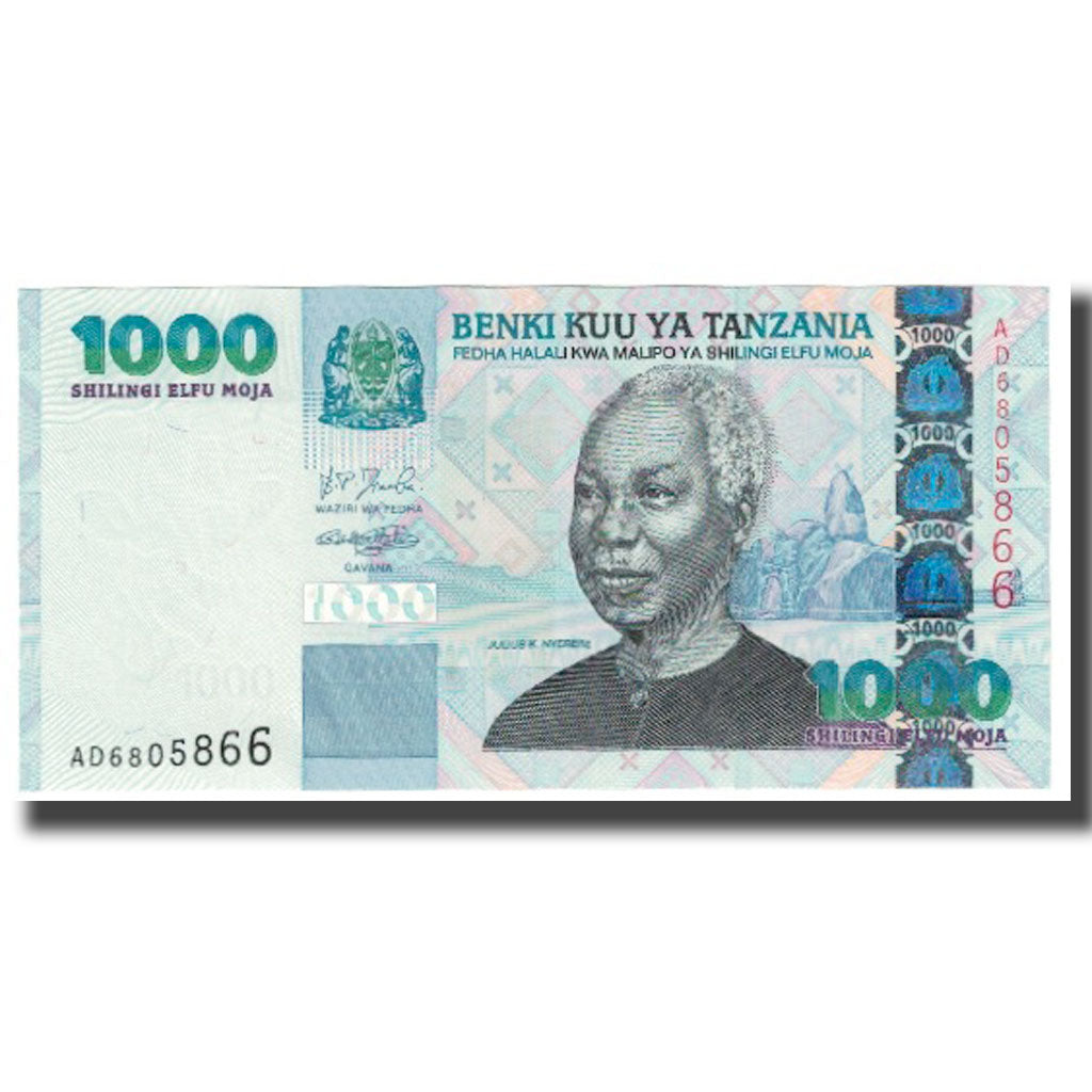 Banknote, Tanzania, 1000 Shilingi, KM:36a, UNC(65-70)