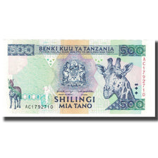 Banknote, Tanzania, 500 Shilingi, KM:30, UNC(65-70)