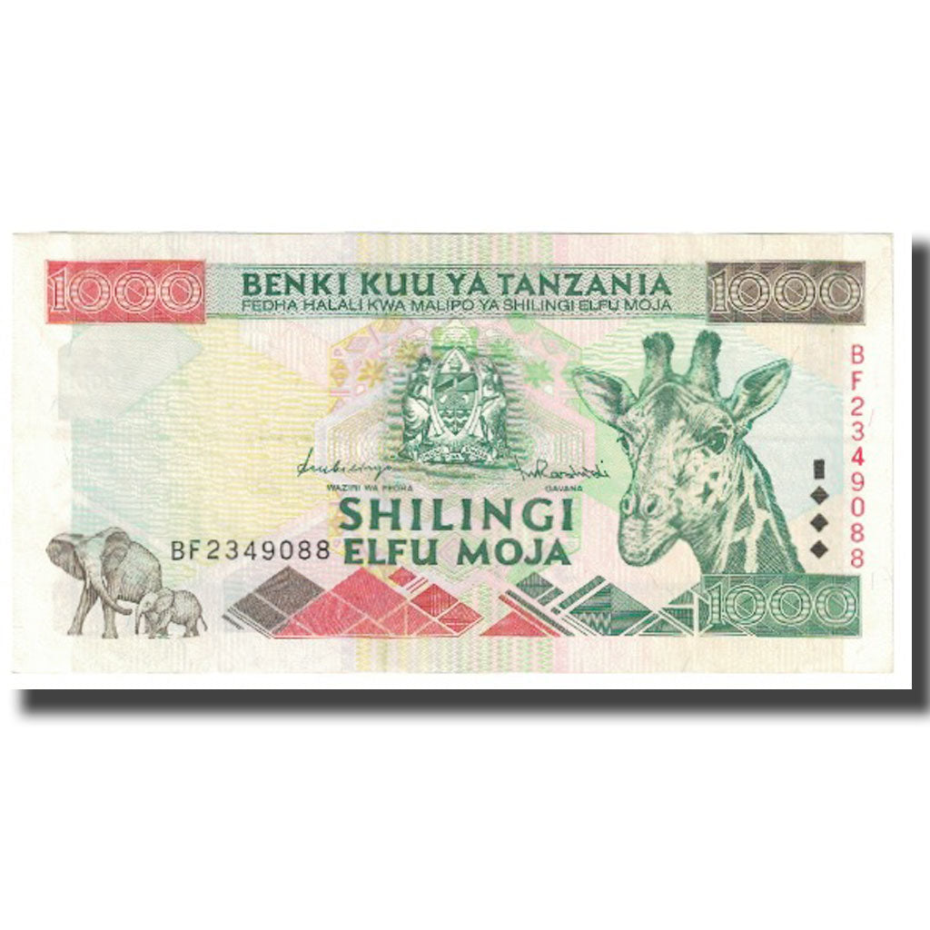 Banconote, Tanzania, 1000 Shilingi, KM:31, FDS