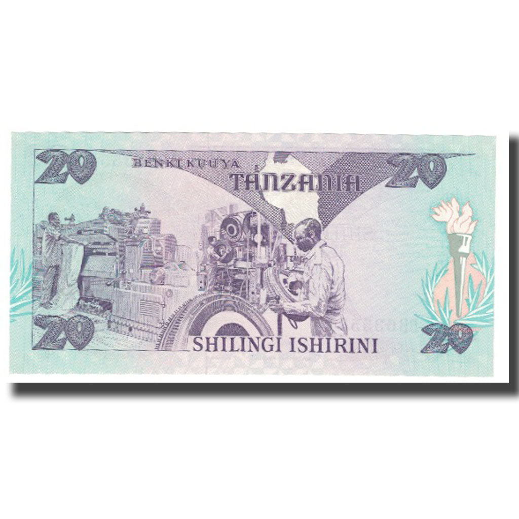 Banknote, Tanzania, 20 Shilingi, KM:9, UNC(65-70)