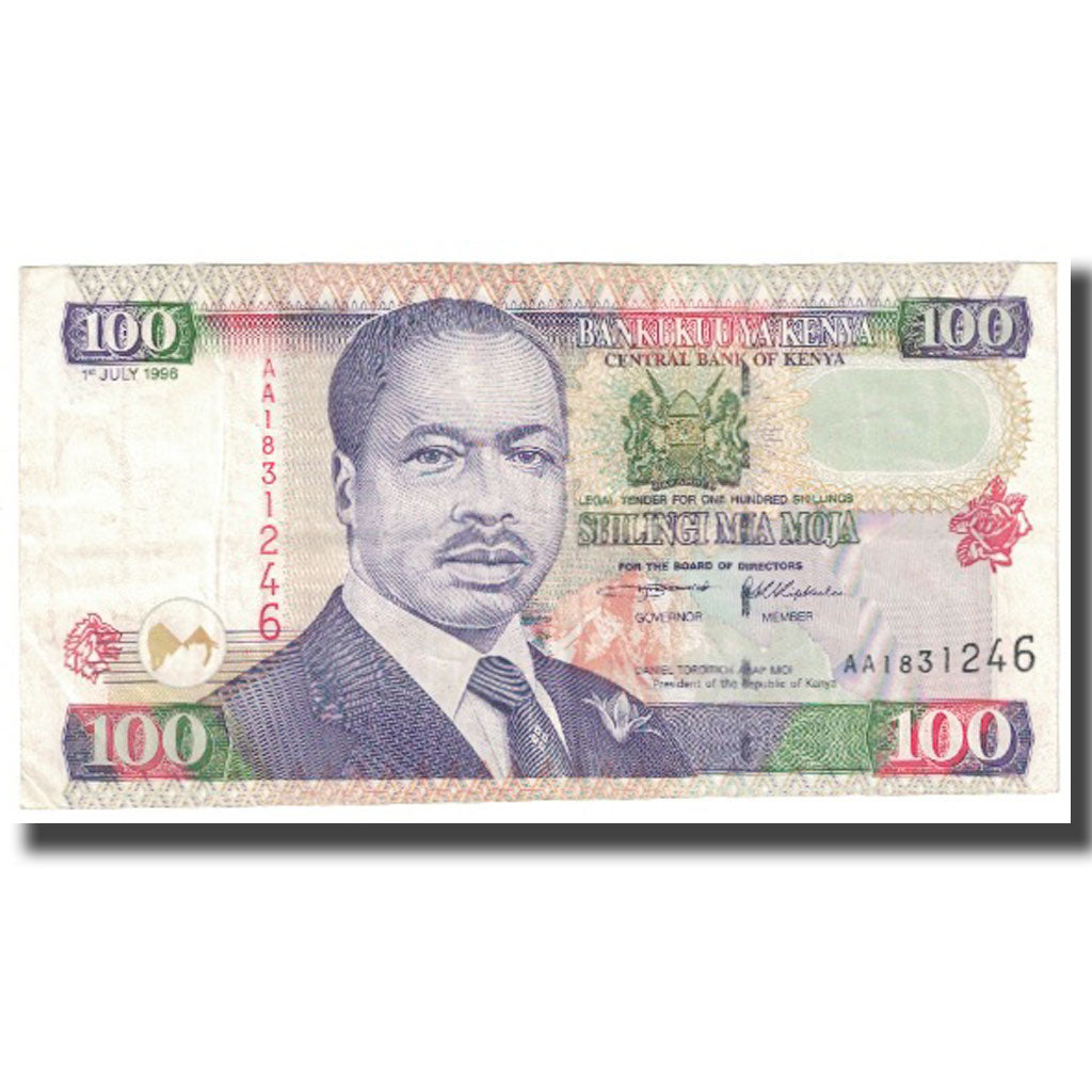Banknote, Kenya, 100 Shillings, 1996, 1996-07-01, KM:37a, UNC(63)