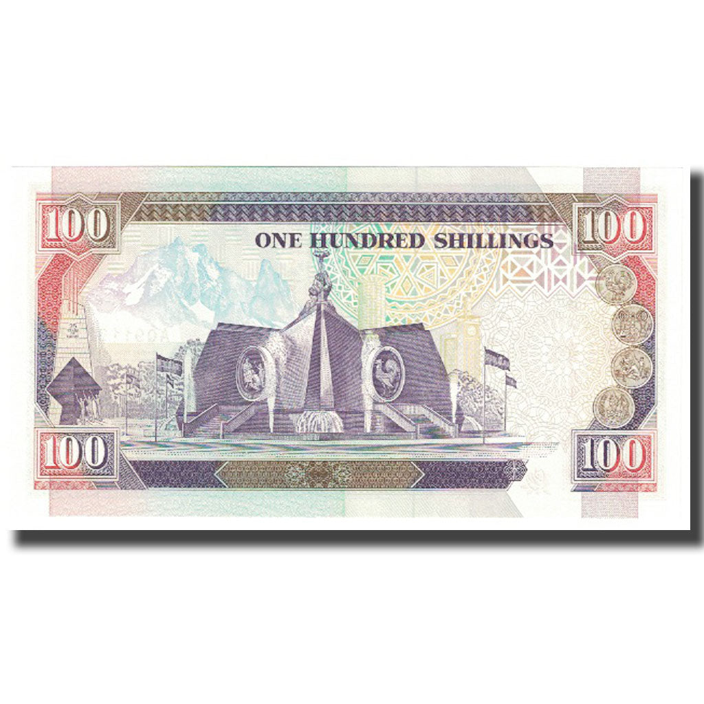 Banknote, Kenya, 100 Shillings, 1992, 1992-01-02, KM:27d, UNC(65-70)
