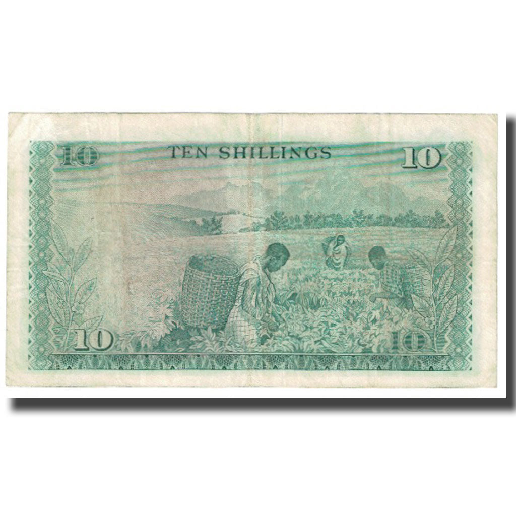 Billet, Kenya, 10 Shillings, 1969, 1969-07-01, KM:7a, TTB