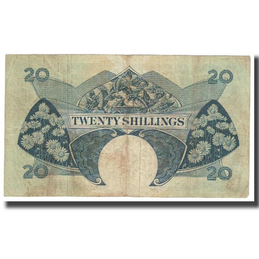Banknote, EAST AFRICA, 20 Shillings, KM:43a, EF(40-45)