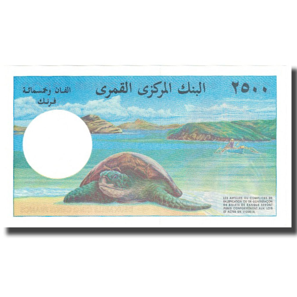Geldschein, Comoros, 2500 Francs, KM:13, UNZ