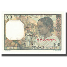 Banknote, Comoros, 100 Francs, KM:3b, UNC(65-70)