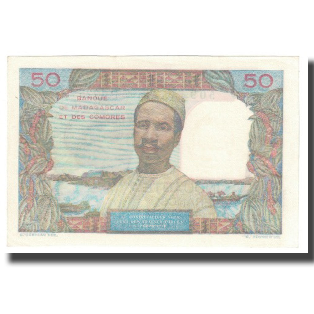 Banconote, Madagascar, 50 Francs = 10 Ariary, KM:61, FDS