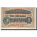 Nota, ÁFRICA ORIENTAL, 5 Shillings, 1943, 1943-09-01, KM:28b, VF(20-25)