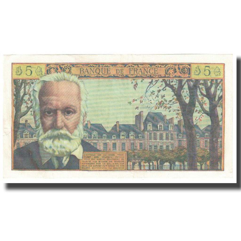 Francja, 5 Nouveaux Francs, Victor Hugo, 1962, 1962-07-05, UNC(63)