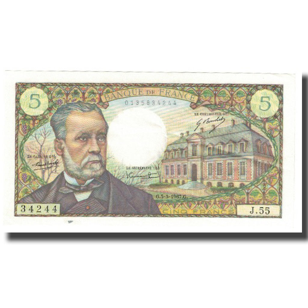 Francia, 5 Francs, Pasteur, 1967, 1967-05-05, SC, Fayette:61.05, KM:146b