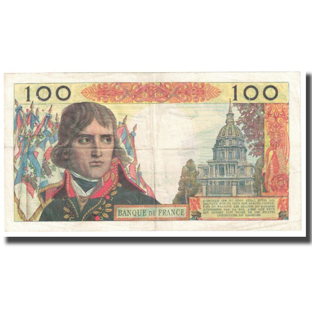 France, 100 Nouveaux Francs, Bonaparte, 1962, 1962-12-06, UNC(63), Fayette:59.7