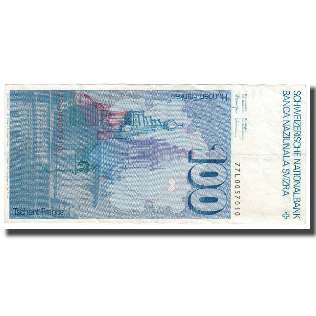 Banconote, Svizzera, 100 Franken, KM:57a, BB
