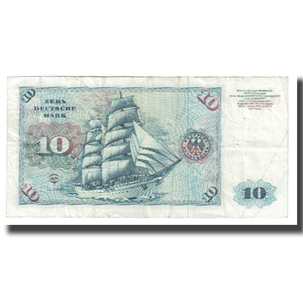 Banknote, GERMANY - FEDERAL REPUBLIC, 10 Deutsche Mark, 1977, 1977-06-01