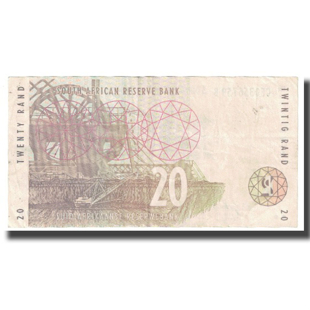 Banconote, Sudafrica, 20 Rand, KM:124a, BB