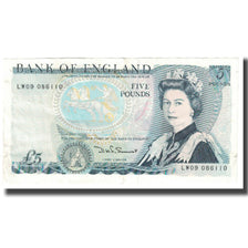 Banknot, Wielka Brytania, 5 Pounds, KM:378b, EF(40-45)