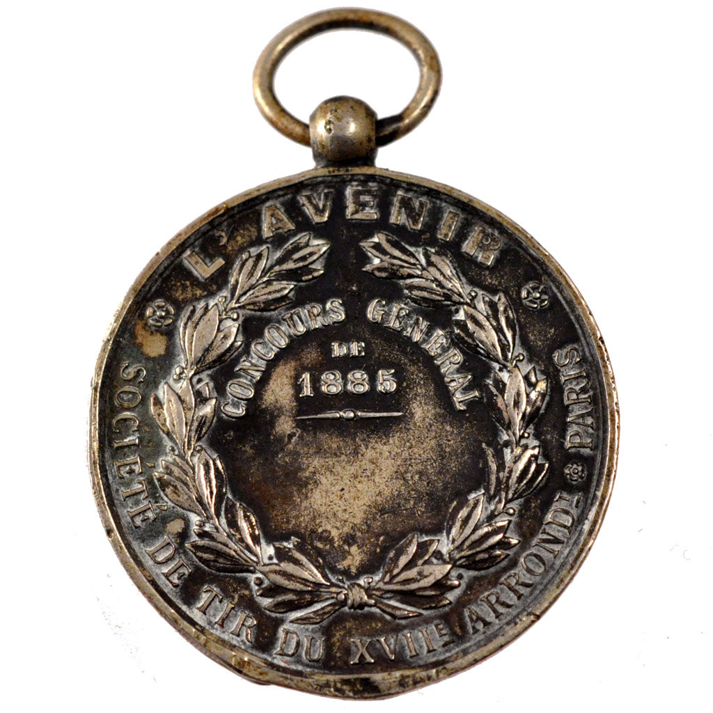 FRANCE, Sports & leisure, French Third Republic, Medal, EF(40-45), Silver, 34,..