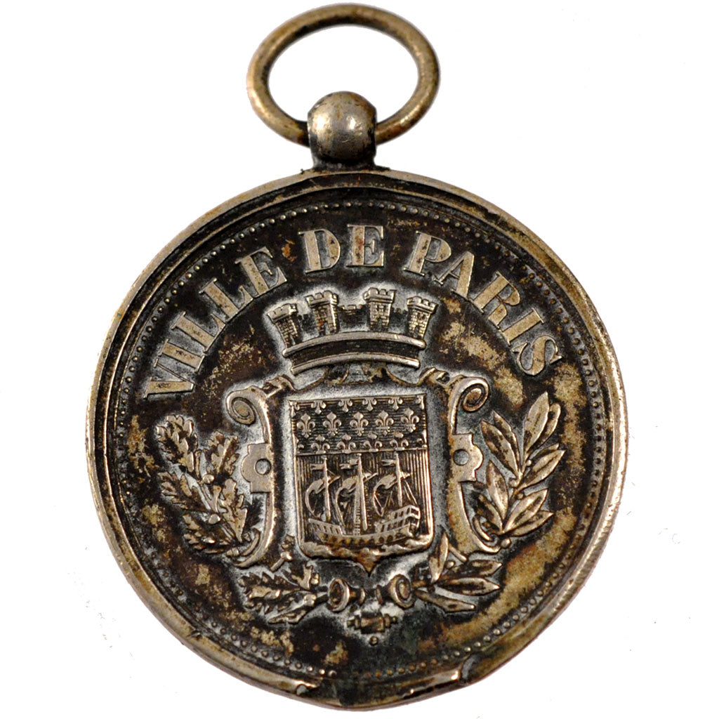 FRANCE, Sports & leisure, French Third Republic, Medal, EF(40-45), Silver, 34,..