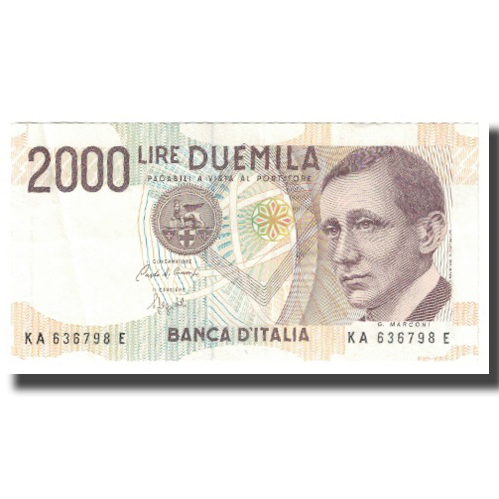 Banconote, Italia, 2000 Lire, 1990, 1990-10-03, KM:115, FDS