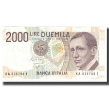 Banconote, Italia, 2000 Lire, 1990, 1990-10-03, KM:115, FDS