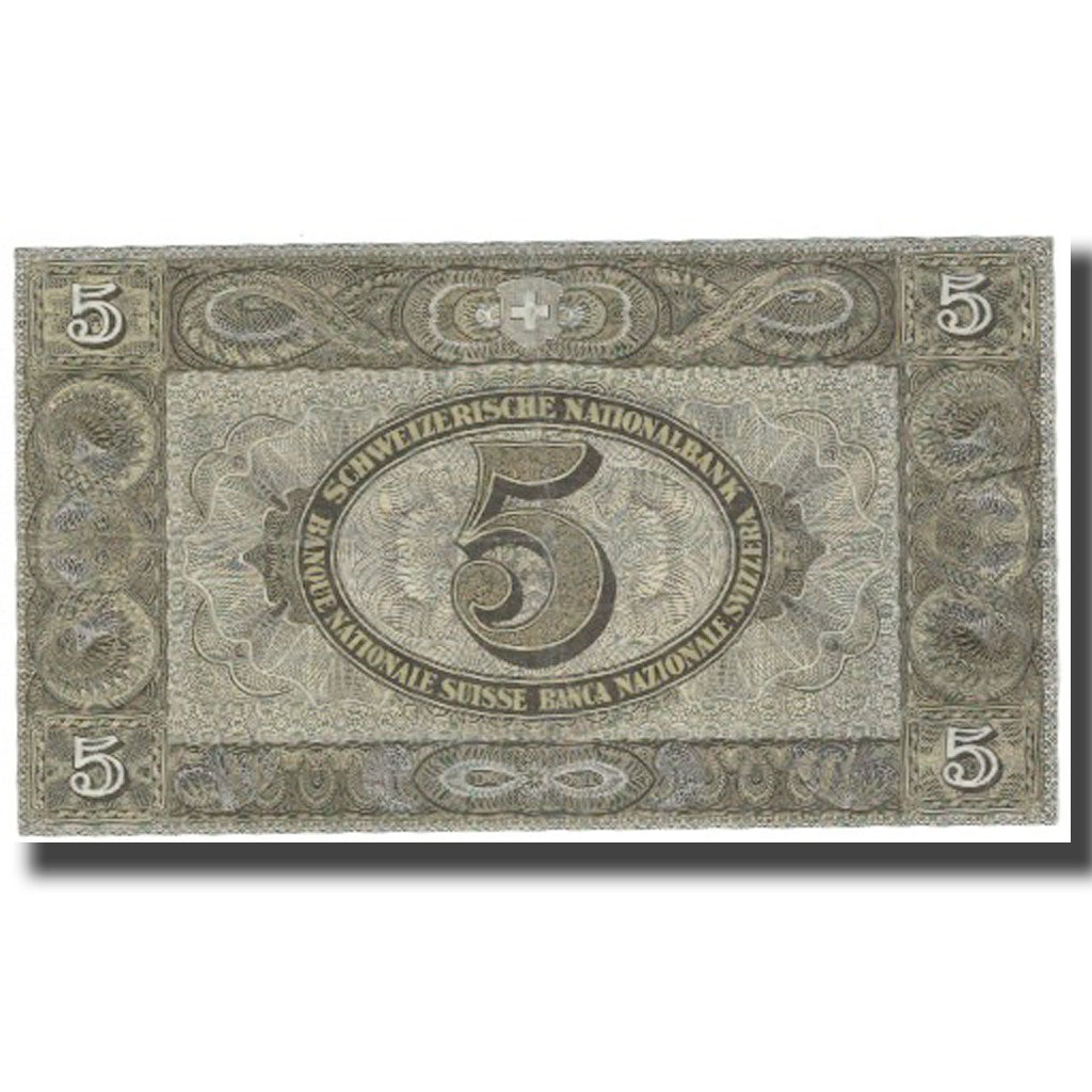 Banknote, Switzerland, 5 Franken, 1946, 1946-08-31, KM:11l, UNC(65-70)
