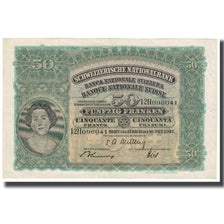 Geldschein, Schweiz, 50 Franken, 1947, 1947-10-16, KM:34o, SS