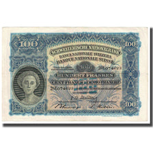 Banknote, Switzerland, 100 Franken, 1949, 1949-01-20, KM:35u, VF(20-25)