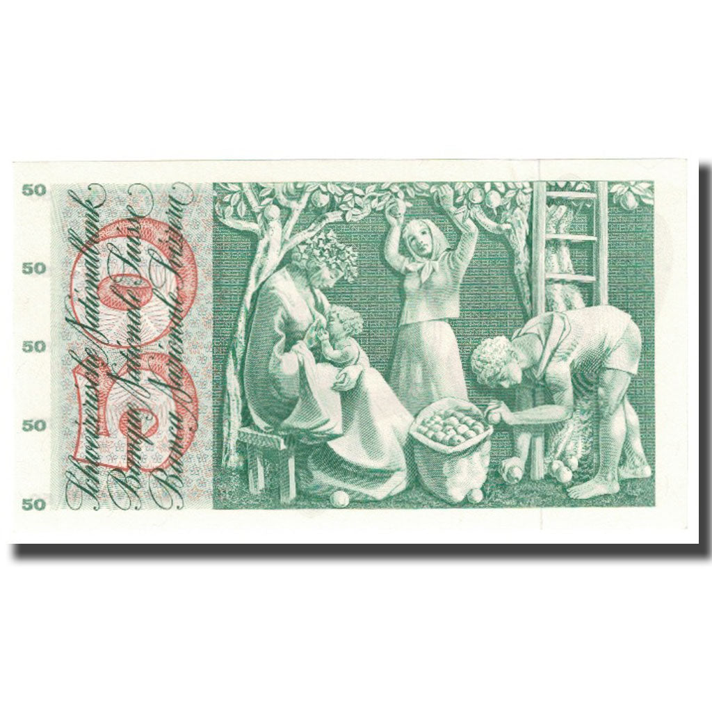 Banknote, Switzerland, 50 Franken, 1964, 1964-04-02, KM:48d, UNC(65-70)