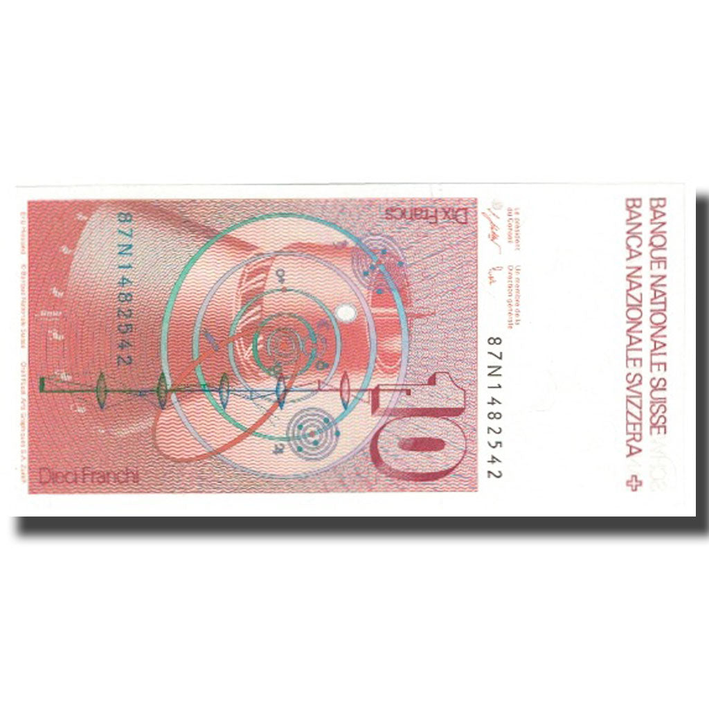 Banknote, Switzerland, 10 Franken, KM:53e, UNC(65-70)