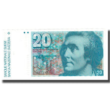 Geldschein, Schweiz, 20 Franken, KM:54, UNZ