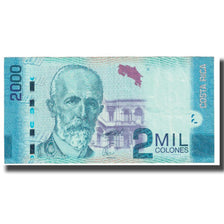 Banknote, Costa Rica, 2000 Colones, 2009, 2009-09-02, KM:275, AU(55-58)
