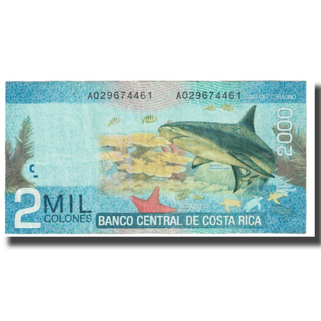 Banknote, Costa Rica, 2000 Colones, 2009, 2009-09-02, KM:275, AU(55-58)