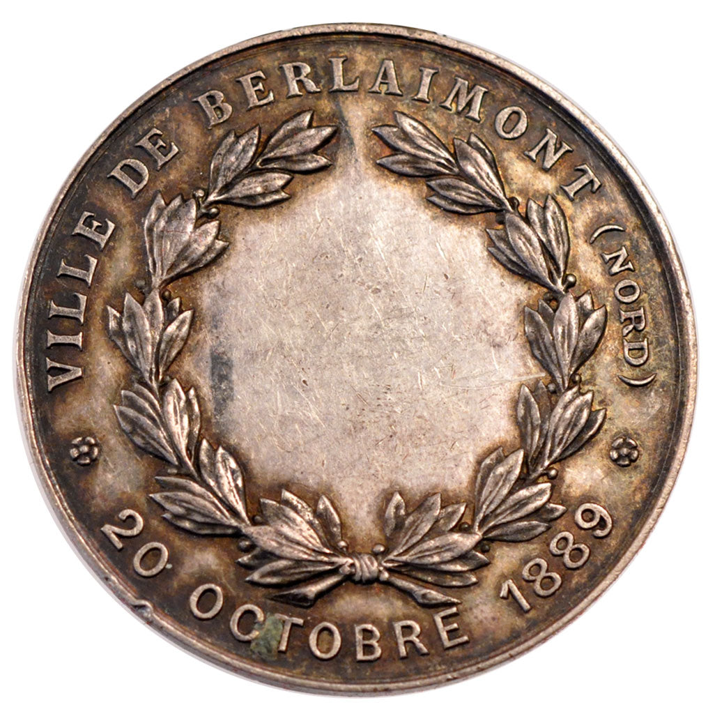 FRANCE, Politics, Society, War, French Third Republic, Medal, 1889, EF(40-45),..