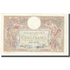 France, 100 Francs, Luc Olivier Merson, 1939, 1939-07-06, VF(20-25)
