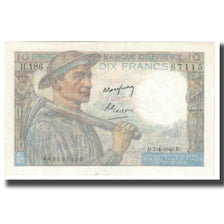 Frankrijk, 10 Francs, Mineur, 1949, 1949-04-07, NIEUW, Fayette:8.20, KM:99f