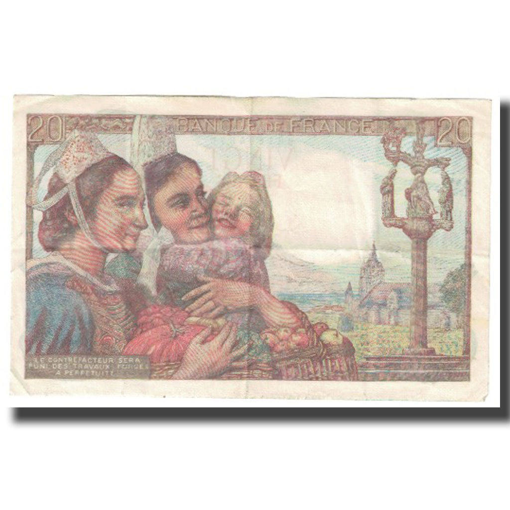 Frankrijk, 20 Francs, 1949, 1949-11-03, SUP, Fayette:13.12, KM:100a