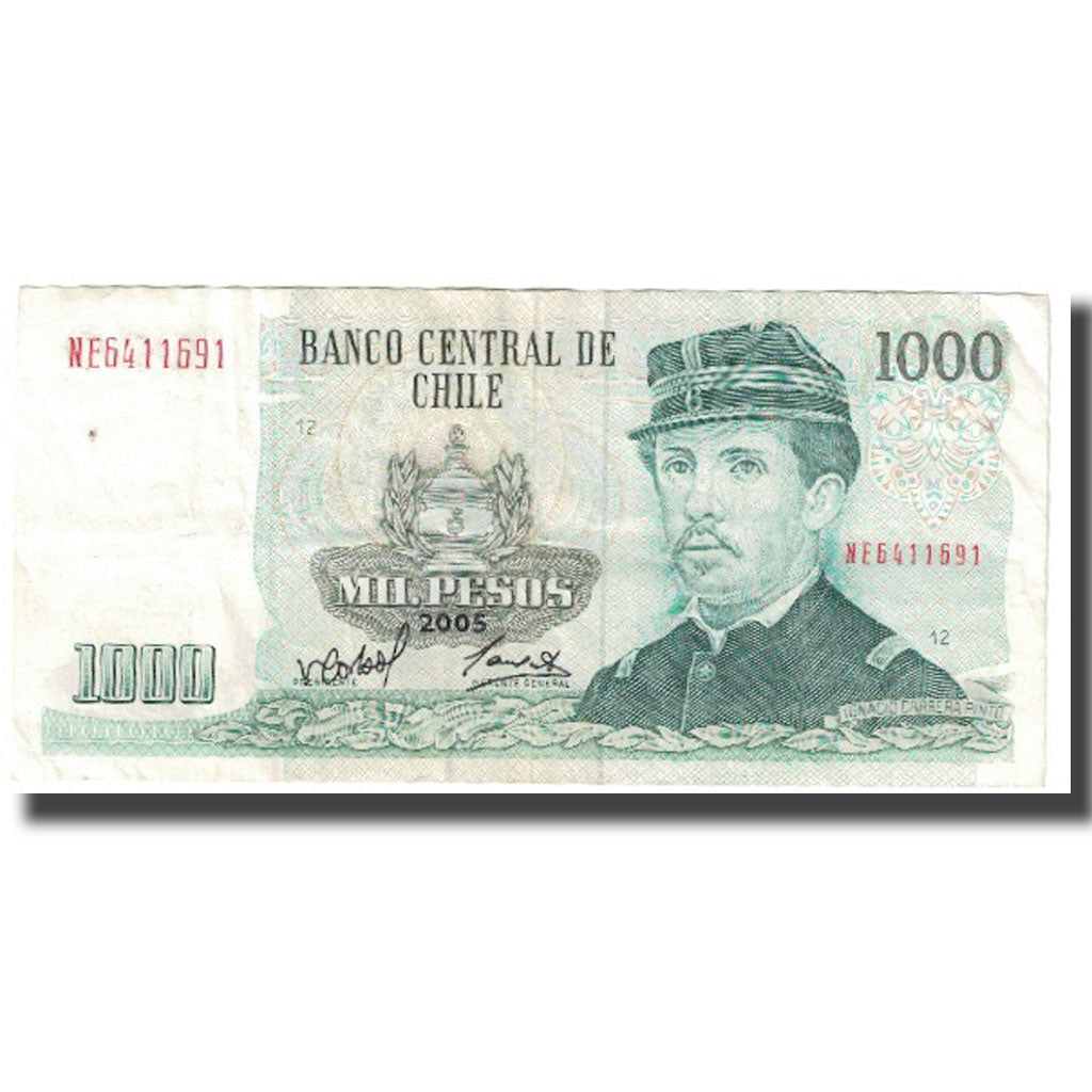 Banknote, Chile, 1000 Pesos, 2005, KM:154f, EF(40-45)