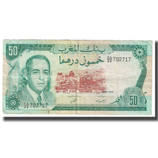 Banconote, Marocco, 50 Dirhams, 1985, KM:58b, MB