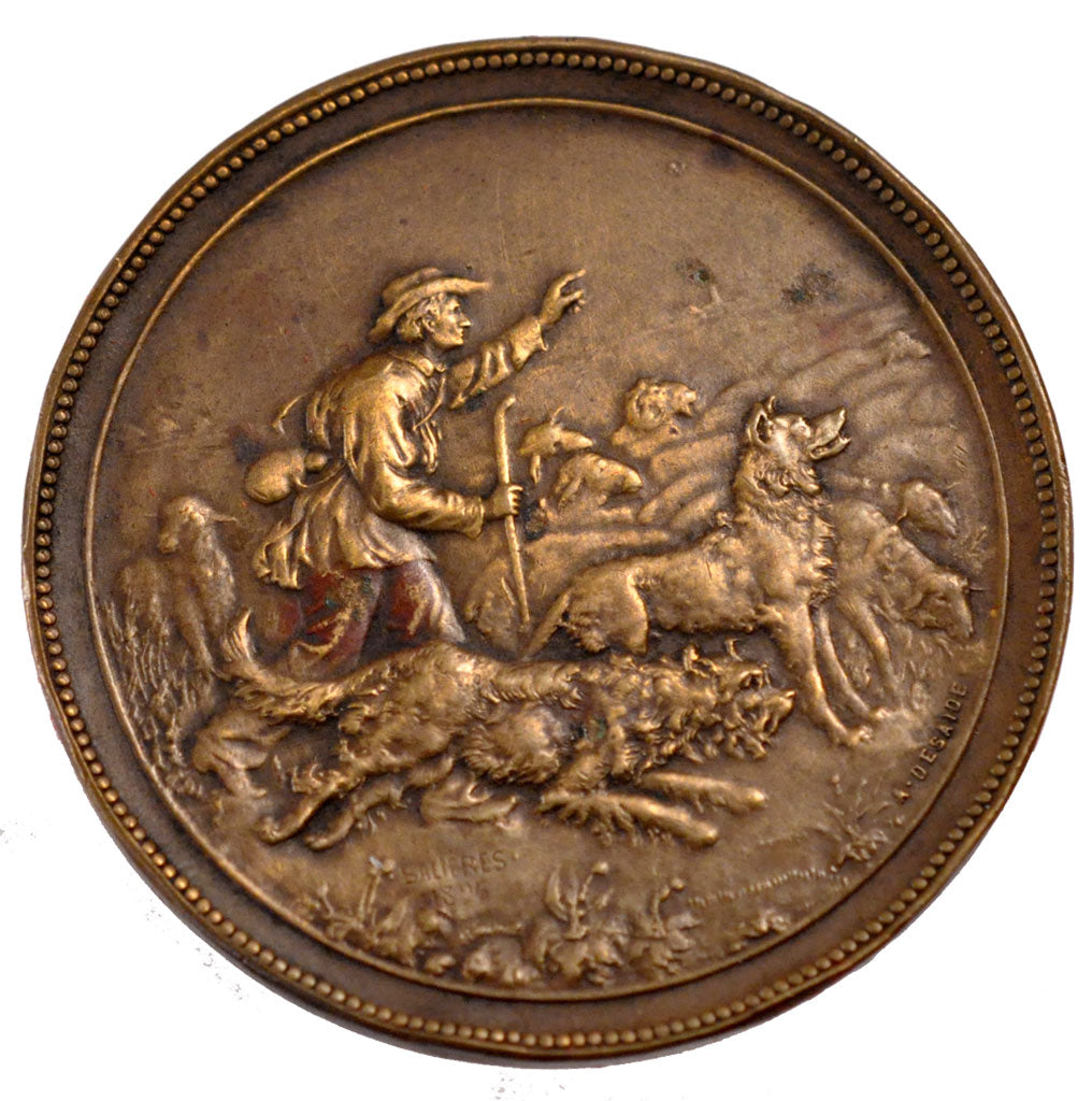 FRANCE, Sports & leisure, French Third Republic, Medal, 1896, AU(50-53),...