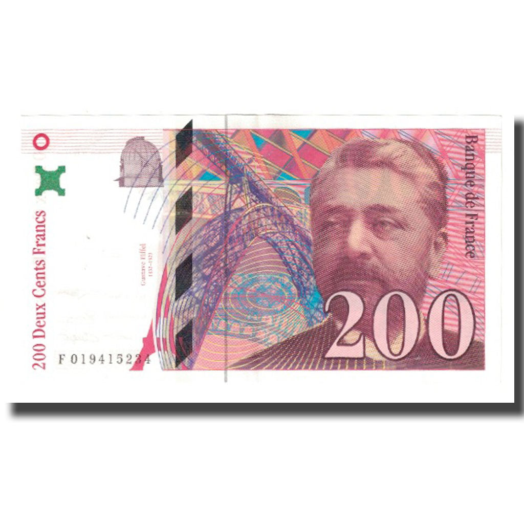 Frankrijk, 200 Francs, Eiffel, 1996, SUP, Fayette:75.02, KM:159a