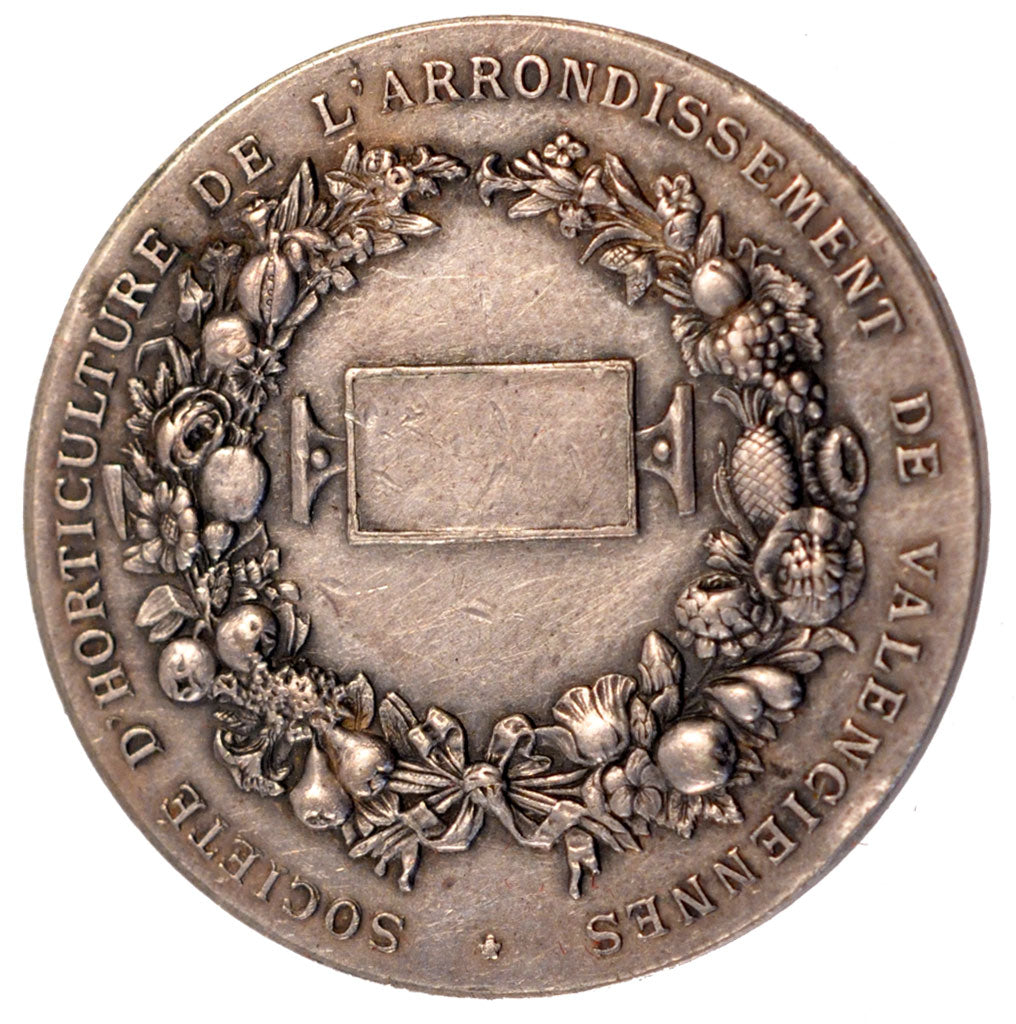 FRANCE, Flora, French Third Republic, Medal, EF(40-45), Vernon, Silver, 38,...
