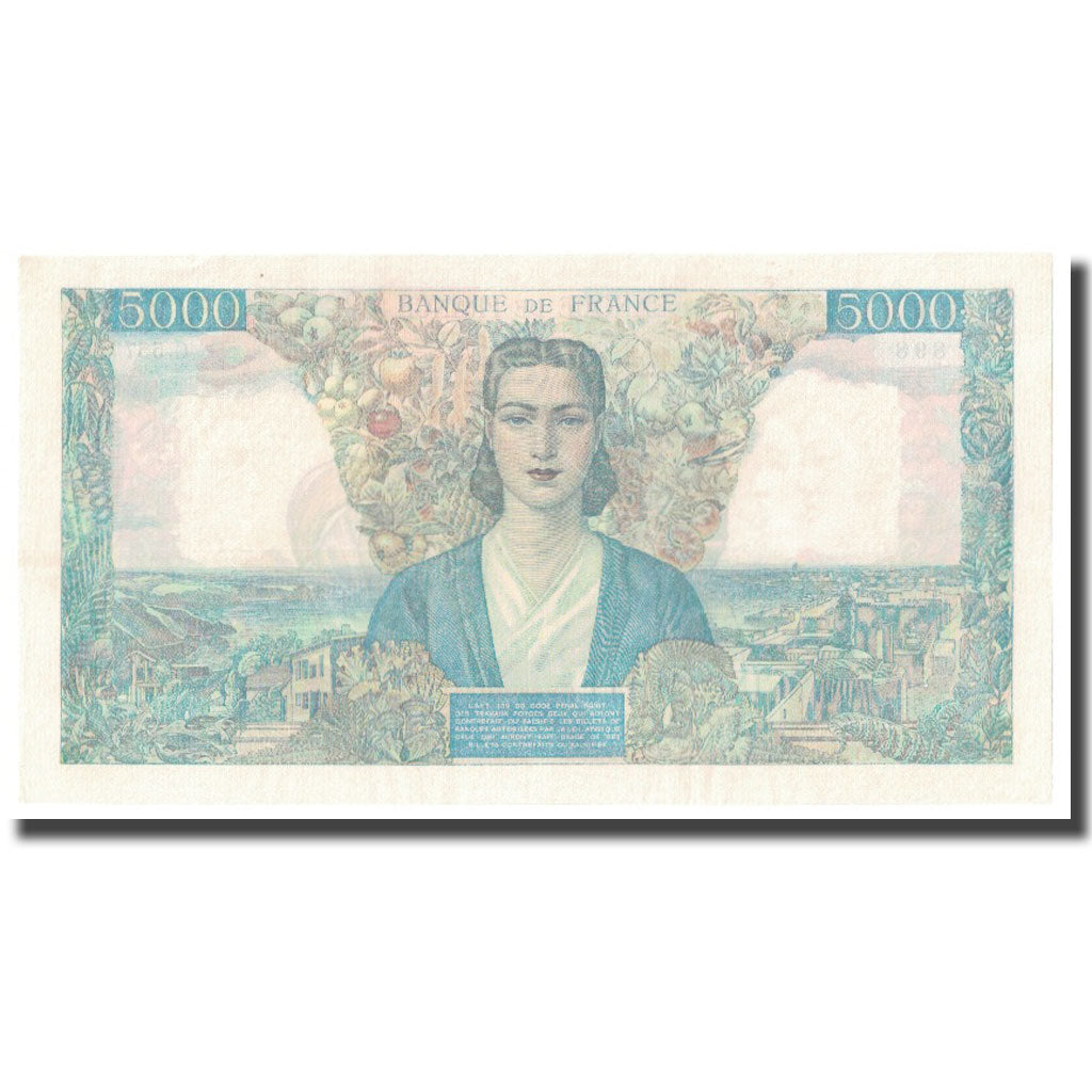França, 5000 Francs, Empire Français, 1945, 1945-05-03, UNC(63)