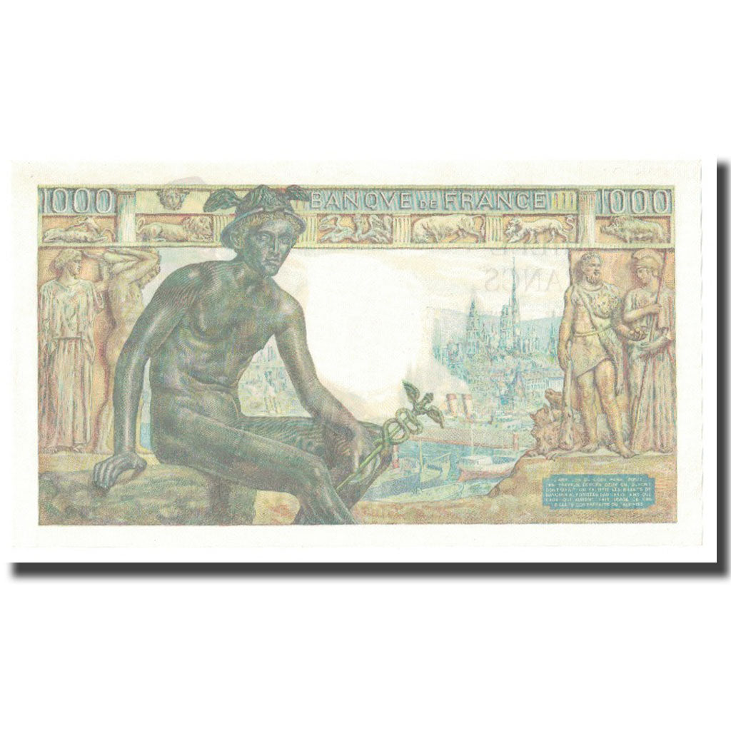 France, 1000 Francs, Déesse Déméter, 1942, 1942-06-11, UNC(65-70)