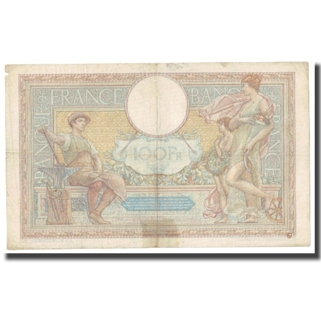 France, 100 Francs, Luc Olivier Merson, 1938, 1938-08-04, TB, Fayette:25.12